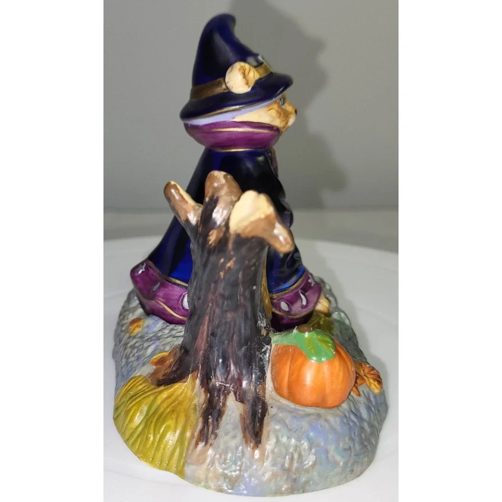 Partylite Abracadandle Halloween Wizard Cat Tea Light Candle Holder Snuffer